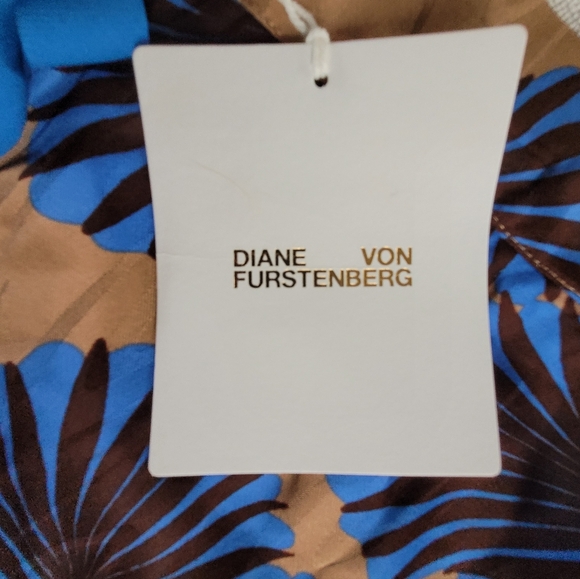 NEW Diane Von Furstenberg’s Fan Print Veronica Trousers 12 - Picture 9 of 13